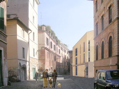 PIANO DI RECUPERO VIA DEI SALUMI 
          IN TRASTEVERE- ROMA - MUNICIPIO 1